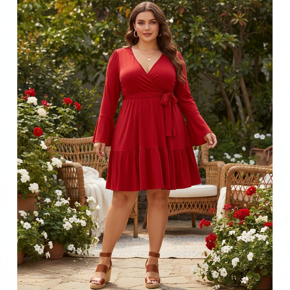 PLUS DRESS 3X - Picture 2 of 6